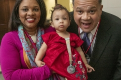 Michael Johnson and family