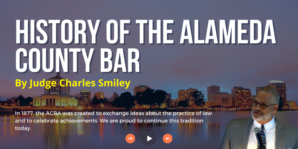 History of the Alameda County 168极速赛车开奖官方开奖 Bar