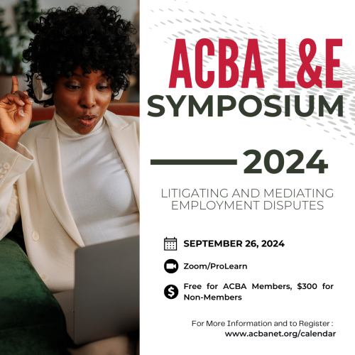 ACBA Labor and Employment Symposium